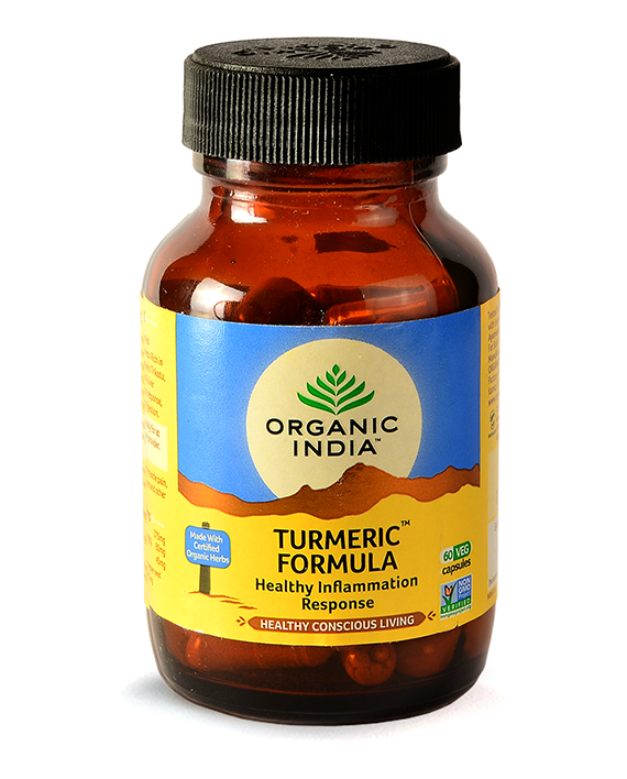 Organic India Turmeric Formula Organic 90 Vegetable Capsules